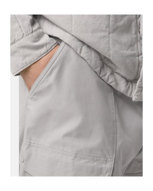 Stone Island Gray Loose Cargo Pants for men