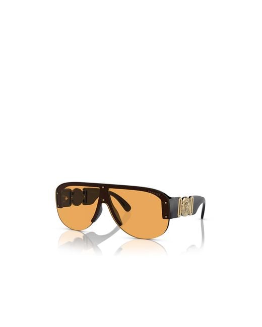 Versace Metallic Medusa Biggie Pilot-Frame Sunglasses for men