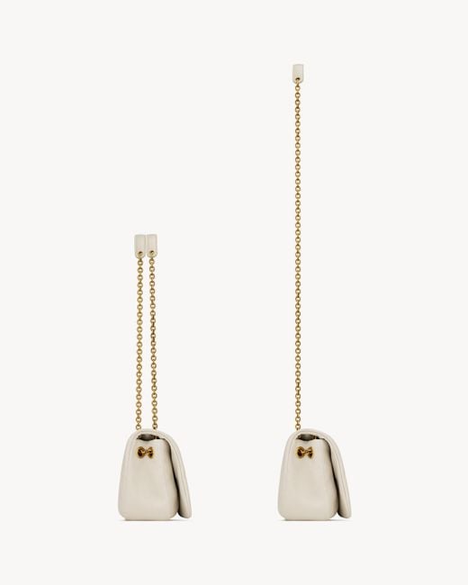 Saint Laurent White Jamie 4.3 Mini