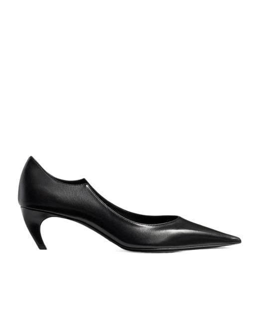 Khaite Black Pointed-Toe High Heels