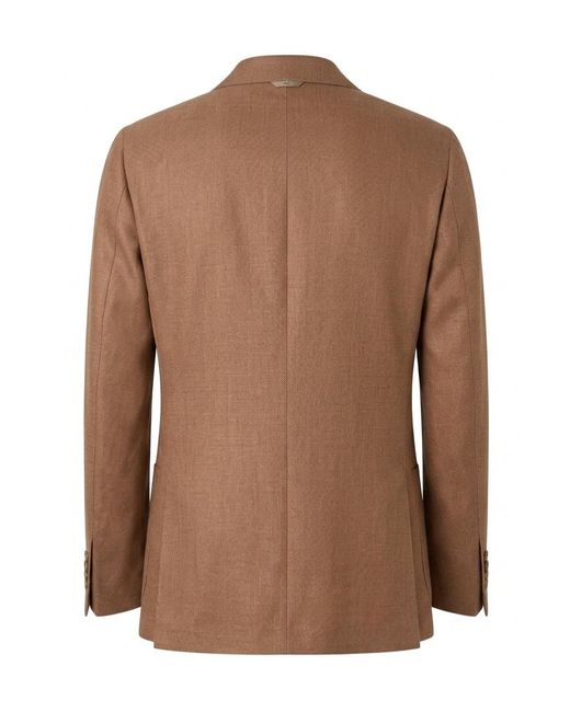 Lardini Brown Long-Sleeved Suit Jacket for men