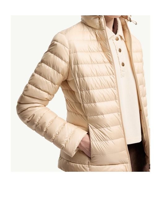 Moncler Natural Igelhood Short Down Jacket