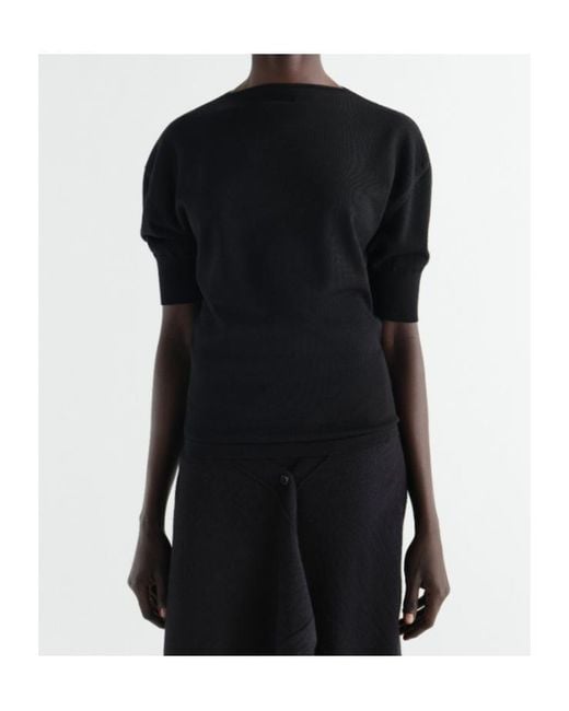 Lemaire Black Short Sleeved Jumper