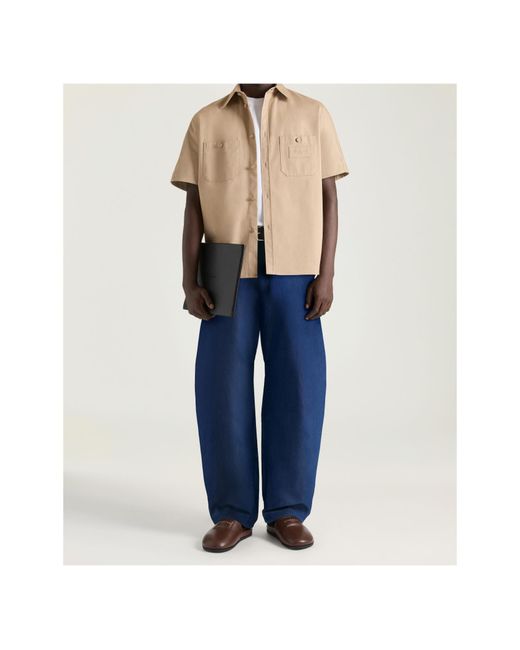 Givenchy Natural Logo Patch Short Sleeved Shirt for men