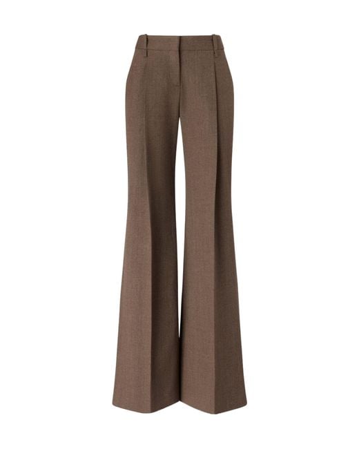 Ermanno Scervino Brown Palazzo Trousers