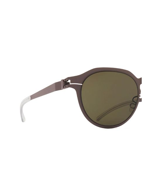 Mykita Metallic Round-Framed Sunglasses