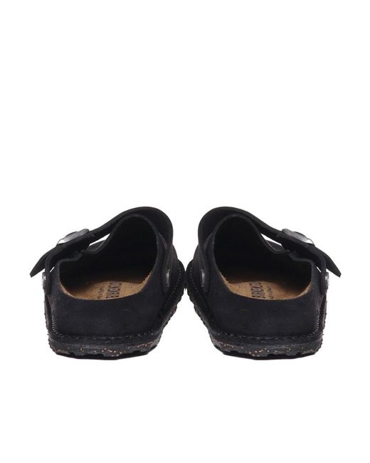 Birkenstock Black Lutry Slip-On Sandals for men