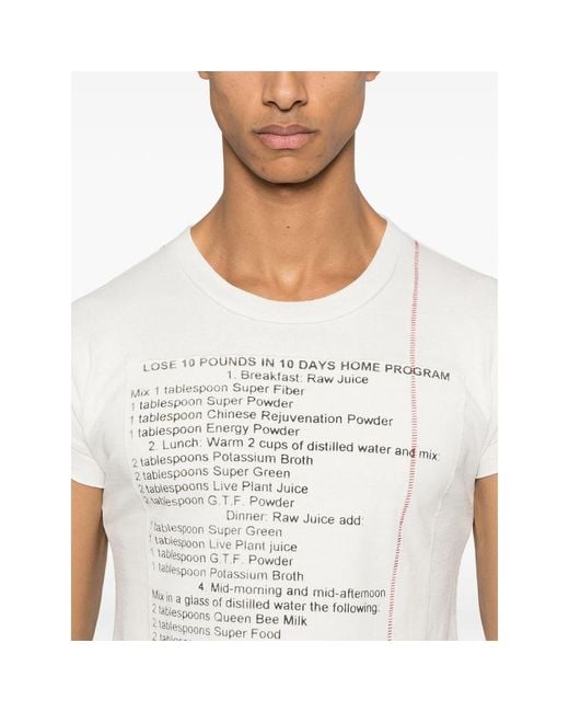 Enfants Riches Deprimes White Patch-Detail T-Shirt for men