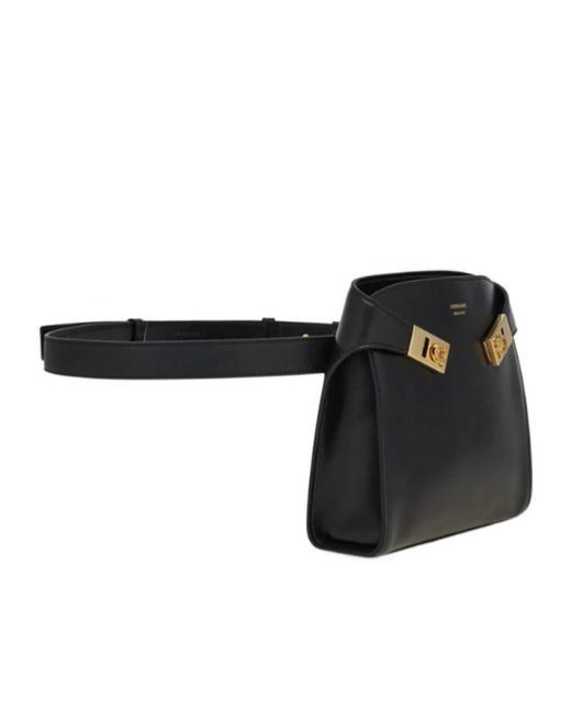 Ferragamo Black Ferragamo Hug Logo Printed Belt Bag