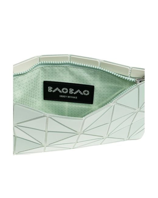 Issey Miyake Green Geometric Tote Bag