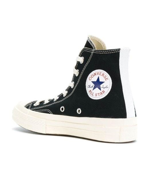 COMME DES GARÇONS PLAY Multicolor Comme Des Garcons Play X Converse Printed High-Top Casual Trainers for men