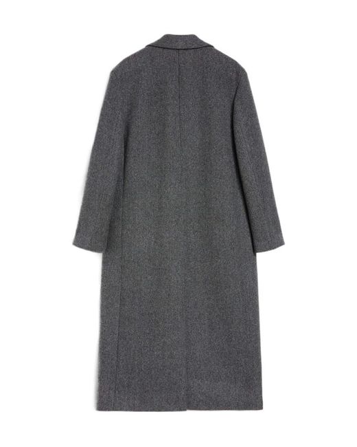 Jil Sander Gray Twill Coat for men