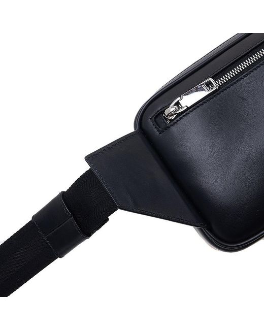 Bally Blue Zippered Waist Pack for men