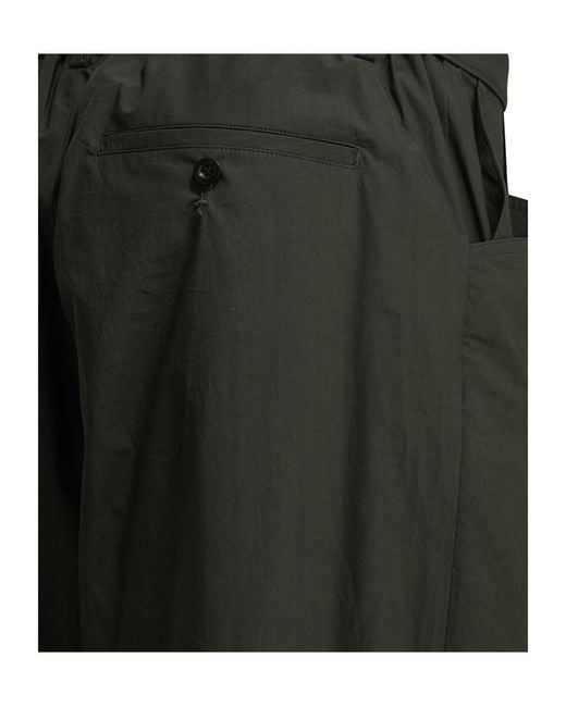 Sacai Green Drawstring Casual Pants for men