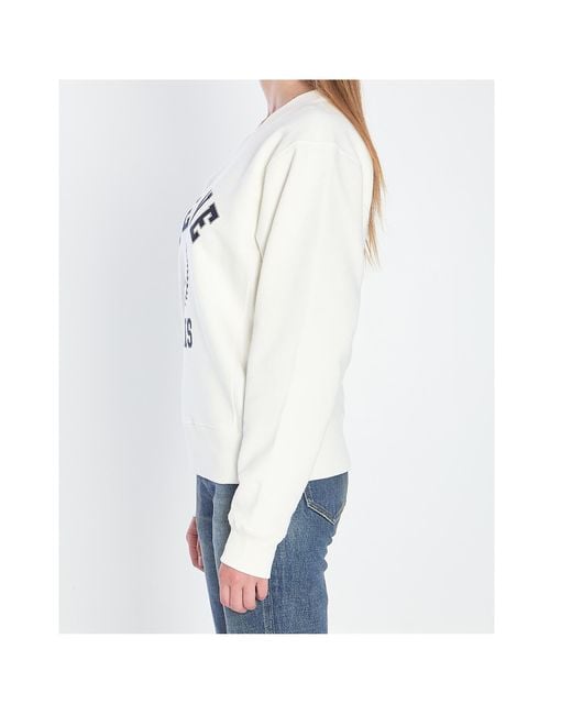 Céline White University Sweatshirt