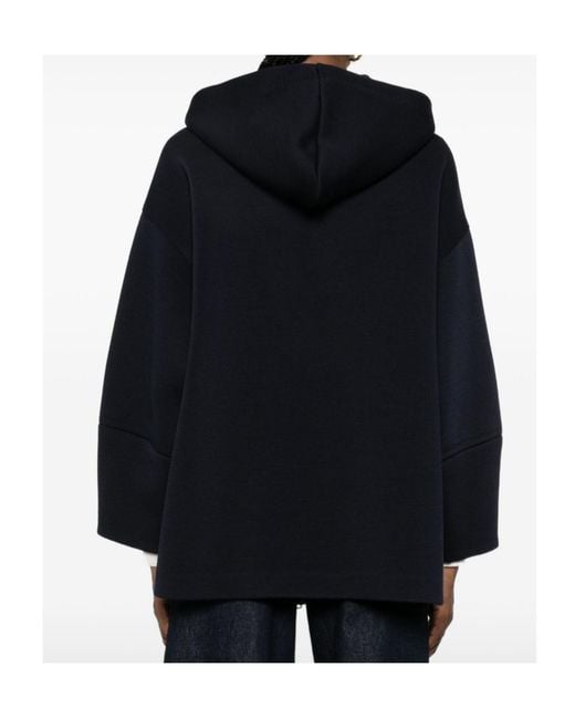 Max Mara Black Zip Hoodie