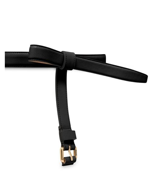 Moschino Black Double-Buckle Belt