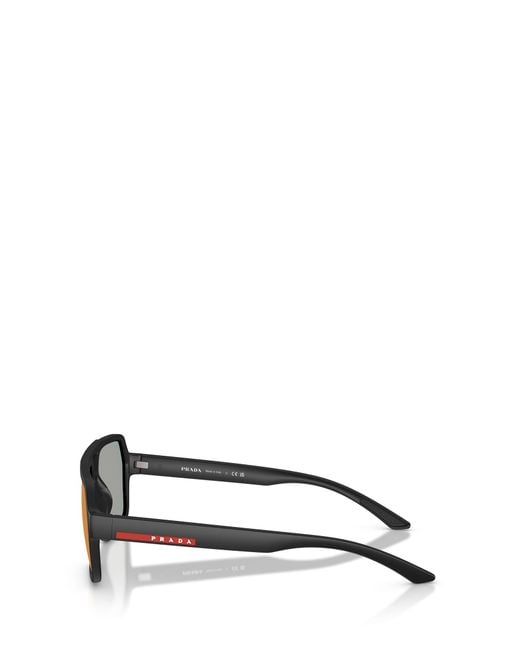 Prada Linea Rossa Purple Prada Eyewear Aviator Sunglasses for men