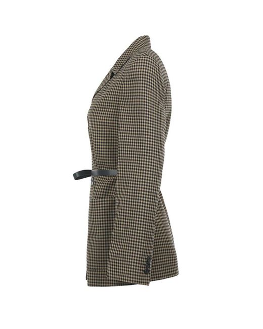 Max Mara Gray Single-Breasted Blazer