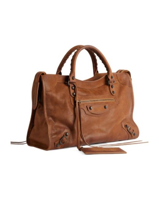 Balenciaga Brown Le City Bag Medium