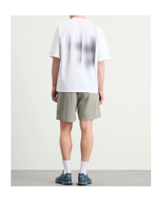Goldwin White Graphic T-Shirt for men