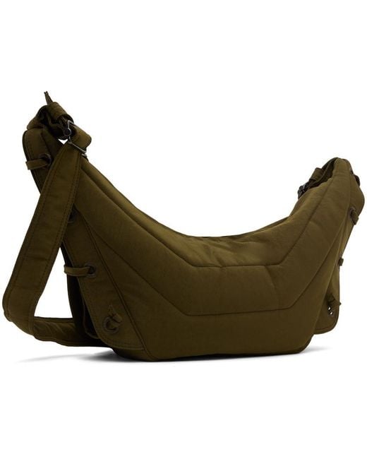 Lemaire Green Small Soft Game Shoulder Bag