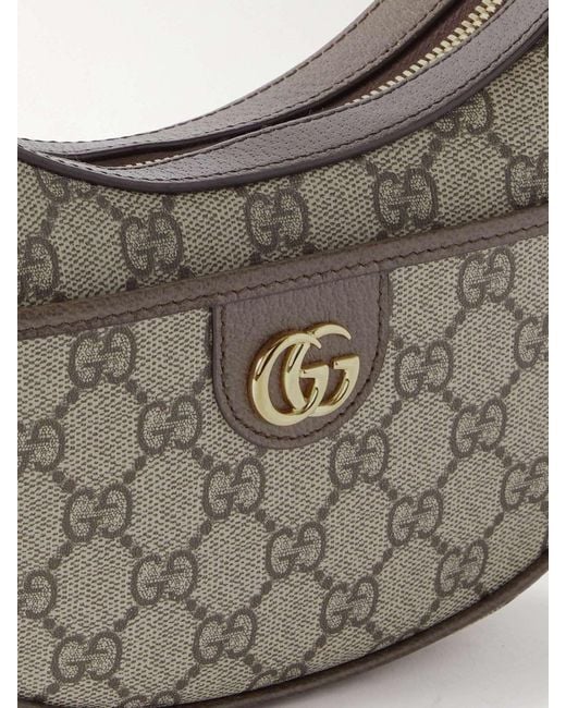 Gucci Ophidia Small Shoulder Bag in Gray | Lyst