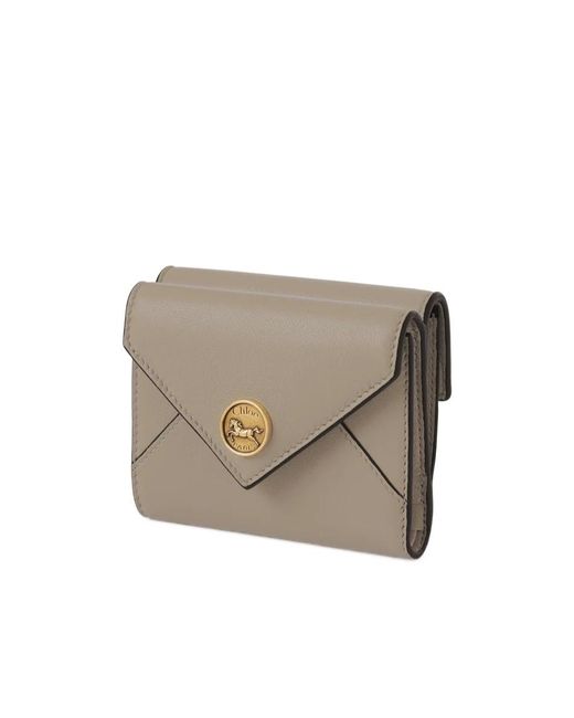 Chloé White Chloé Small Envelope Tri-Fold Wallet