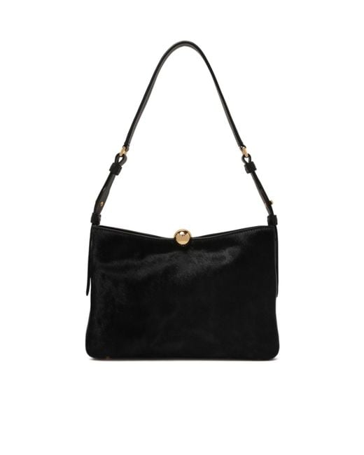 Furla Black Clasp Shoulder Bag