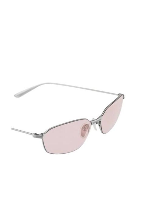 Balenciaga White Eyewear Cat-Eye Sunglasses for men