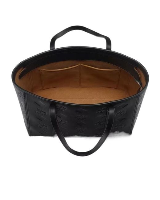 MCM Black Toni Medium Tote Bag