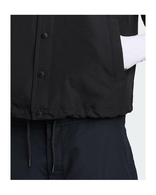 Canada Goose Blue Button-Up Drawstring Jacket