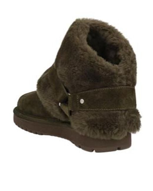 Burberry Brown Fleecelined Ankle Boots