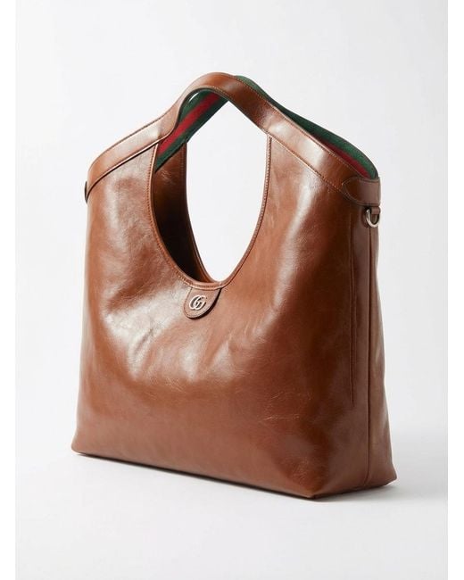 Gucci Brown Lily Large Tote Bag