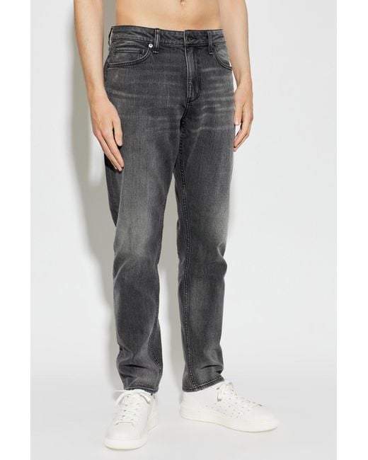 Rag & Bone Gray Belt Loop Jeans for men