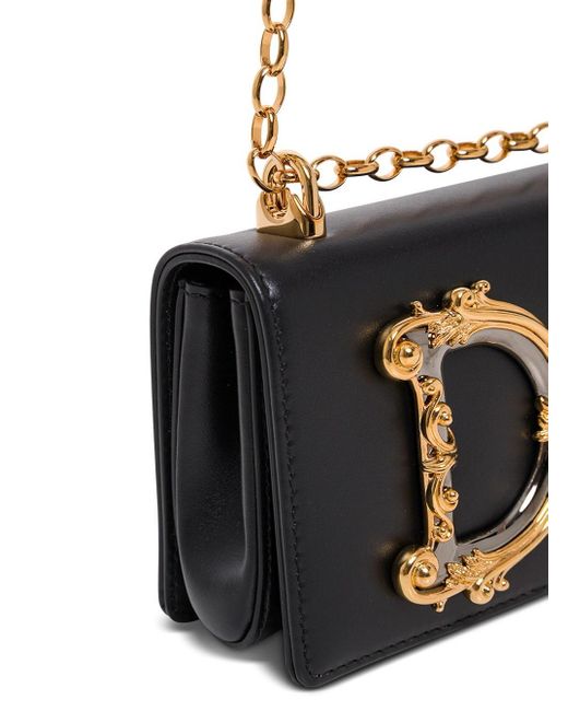 Dolce & Gabbana Black Dg Girls Phone Bag