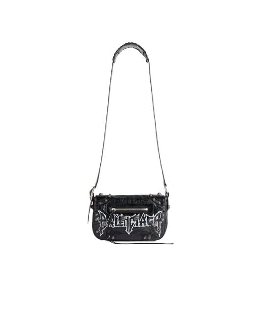 Balenciaga White Le Cagole Xs Flap Shoulder Bag for men