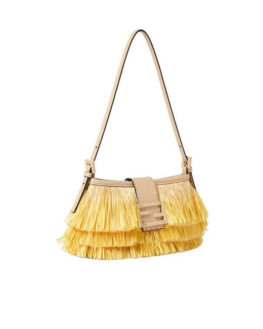 Fendi Metallic Baby B Shoulder Bag