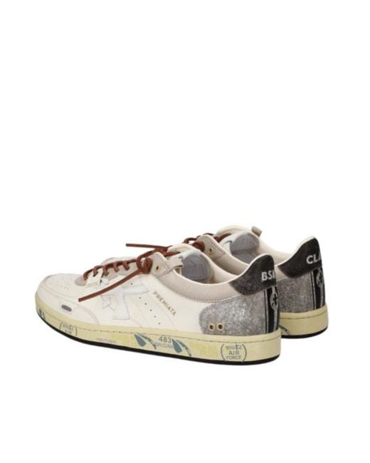 Premiata White Bskt Clay 8163 for men