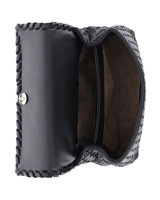 Bottega Veneta Black Small Olimpia Shoulder Bag