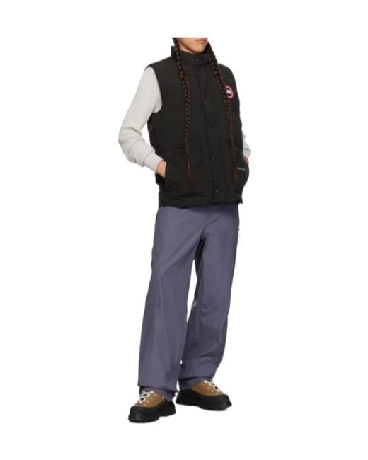 Canada Goose Black Freestyle Down Vest for men