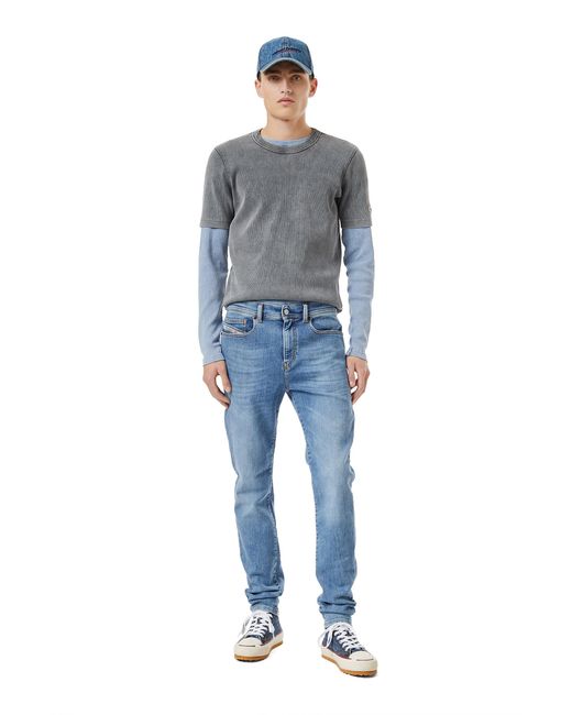 DIESEL Blue 1983 D-Amny 09C01 Skinny Jeans for men