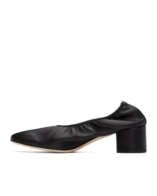 Aeyde Black Round Head High Heels