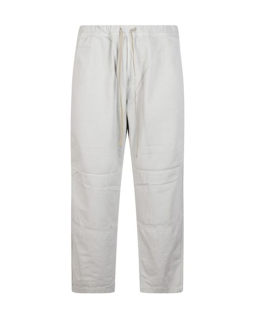 Haikure Gray Drawstring Panelled Trousers for men