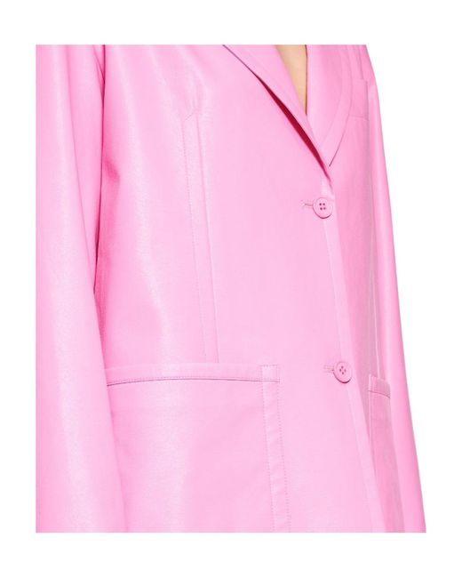 STAND Pink Lapel Suit Coat