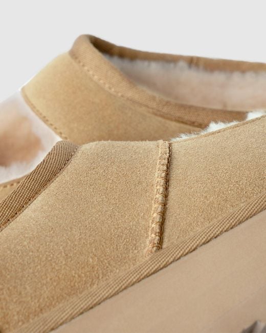 Ugg Natural Bea Cut-Out Detailed Slip-On Slippers
