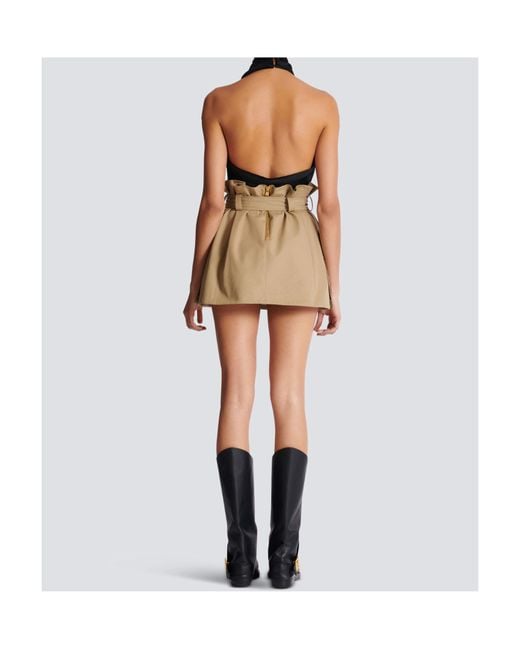 Balmain Natural Short Skirts