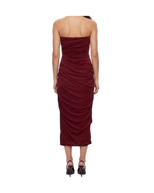 Alex Perry Red Off-The-Shoulder Dress