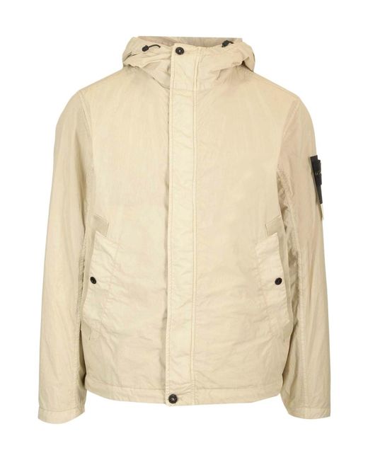 Stone Island Natural Short Jacket for men