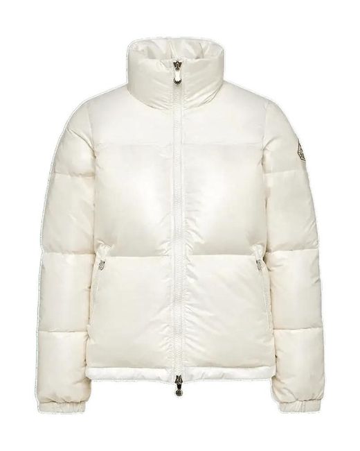Pyrenex White Long-Sleeved Down Jacket
